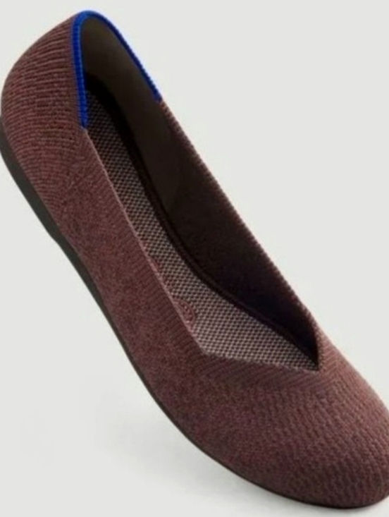 Rothy's Shoes - Rothy's Truffle Python Round Toe Flat Shoes Ballet Washable Knit Comfort Retired